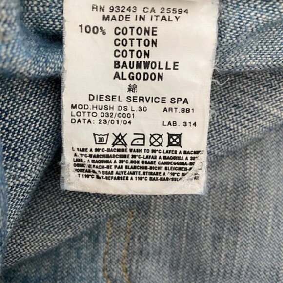 Diesel Industry Women Low Rise Slim Leg Jeans Size 29 - Picture 10 of 10